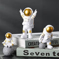 Resin Astronaut Spaceman Statue Ornament Home Office Desktop Figurine Decors - product photo 4