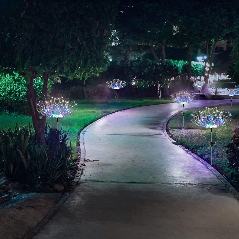 Seven Colors Gradient Solar Christmas Tree Light - product photo 3