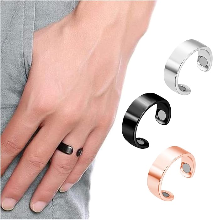 Blood Sugar Control Ring, Magnetic Therapy Ring, Copper Magnet Rings - product photo 1