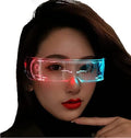 Led Glasses 7 Colors & 5 Modes, Rectangular, Retro, Multicolour (7 - product photo 1