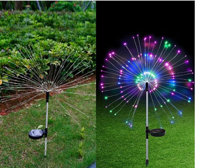 Seven Colors Gradient Solar Christmas Tree Light - product photo 12