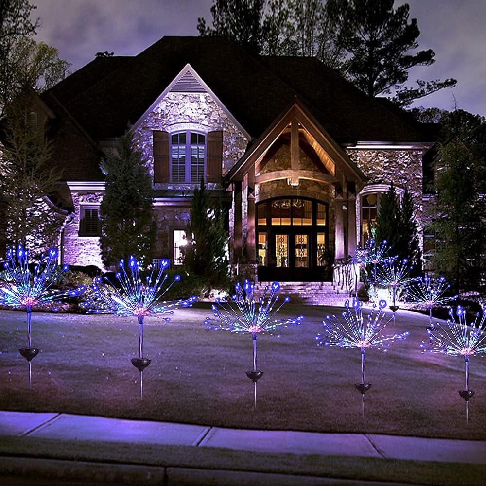 Seven Colors Gradient Solar Christmas Tree Light - product photo 8