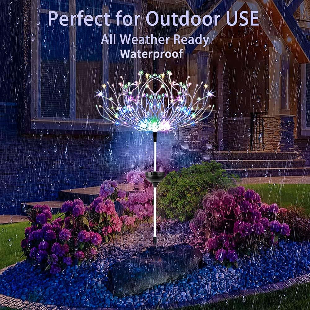Seven Colors Gradient Solar Christmas Tree Light - product photo 5