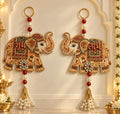 Elephant Designer Shubh Labh Wall Hanging Set - product photo 2