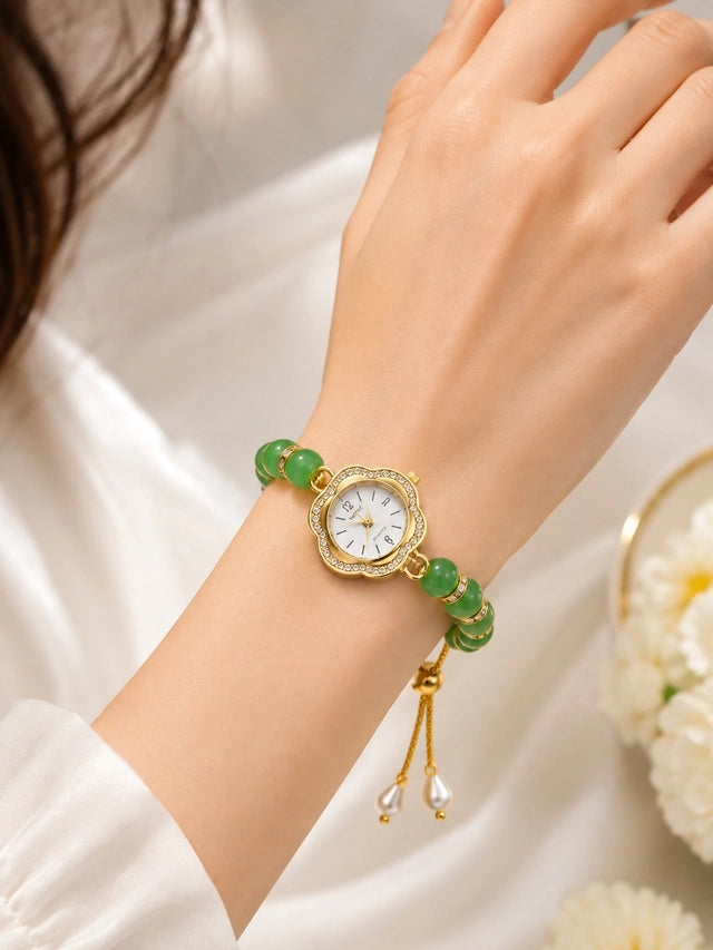 Boho Statement Jewelry Watch - Women Vintage Gold Plated Tassel Bracelet | - product photo 4