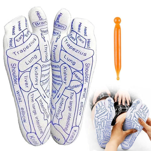 Acupressure Reflexology Socks With Stick (Pack of 1) - product photo 1