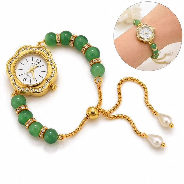 Boho Statement Jewelry Watch - Women Vintage Gold Plated Tassel Bracelet | - product photo 1