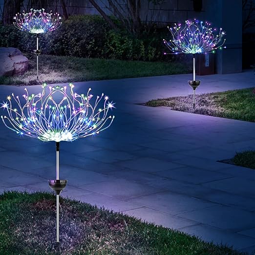 Seven Colors Gradient Solar Christmas Tree Light - product photo 7