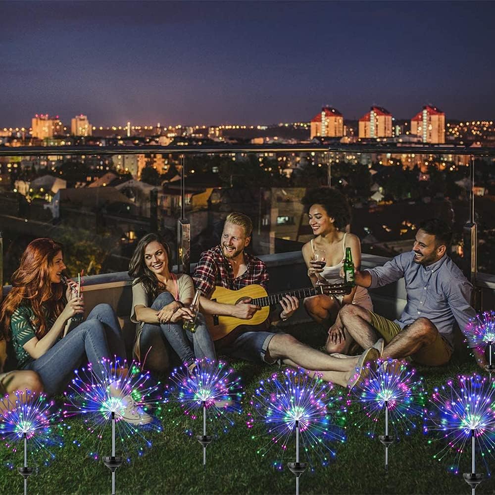 Seven Colors Gradient Solar Christmas Tree Light - product photo 10