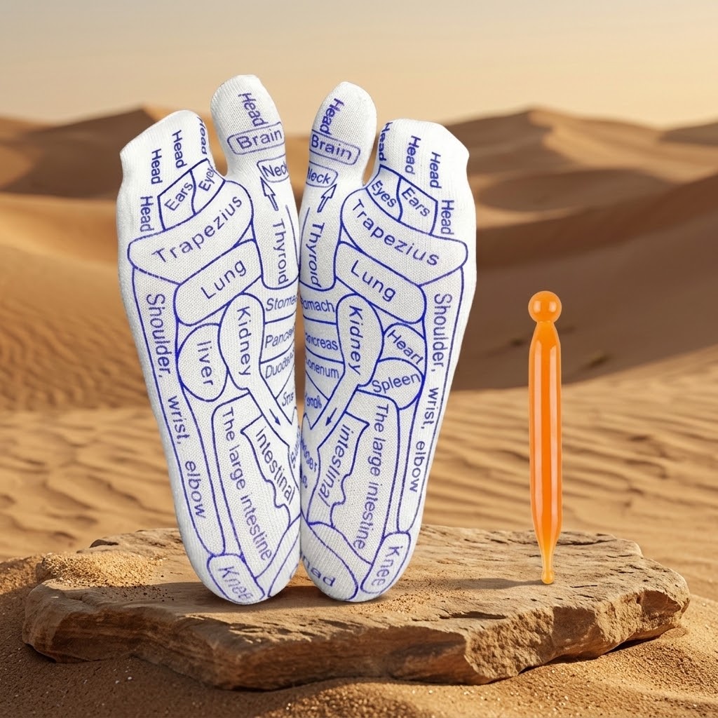 Acupressure Reflexology Socks with Stick | Pack of 1